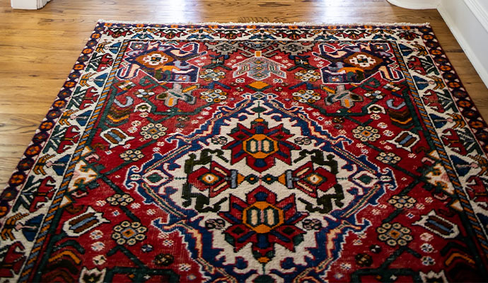 Neat and cleaned rug