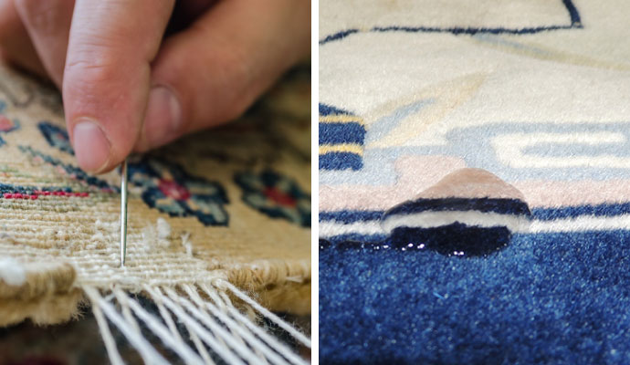 Rug repair and rug restoration service